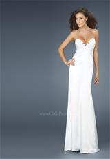 2012 La Femme Prom Dresses 14466.  Available in White